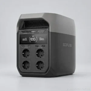 EcoFlow DELTA 3, studio-produktaufnahme