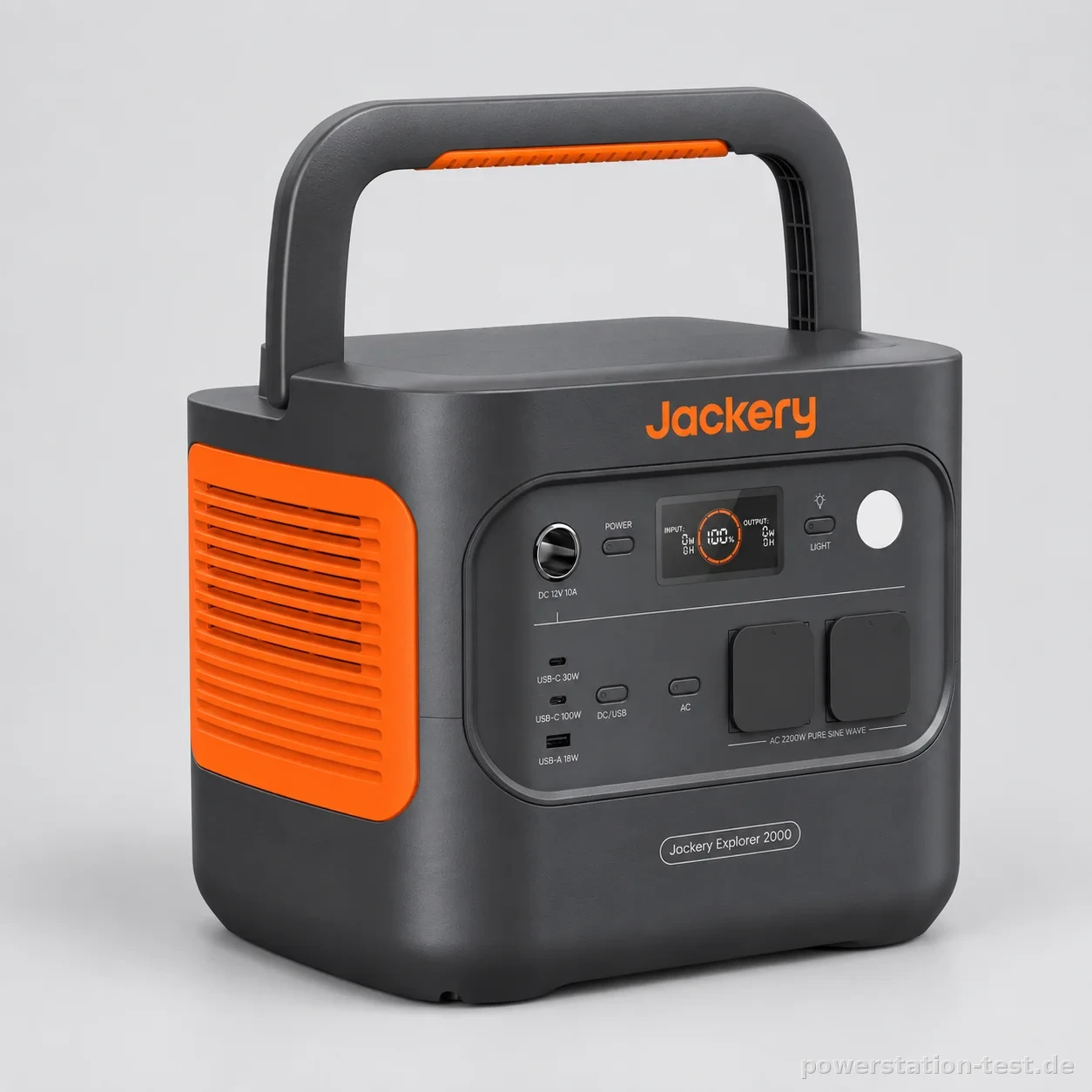 Jackery Explorer 2000 v2, studioaufnahme