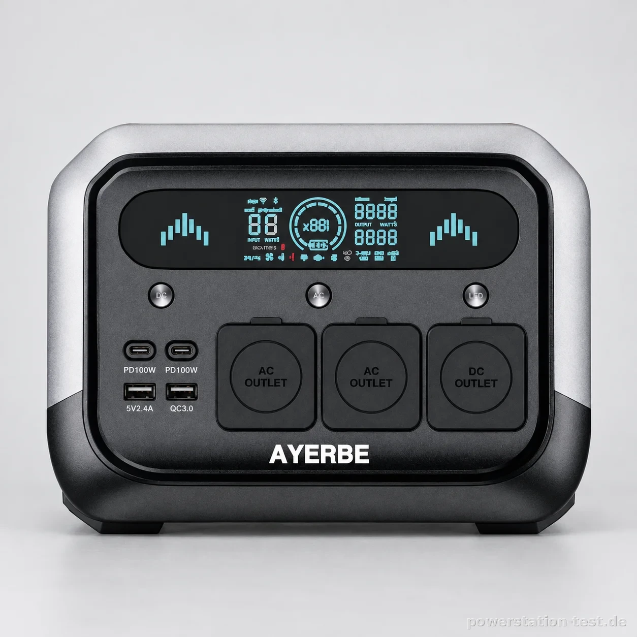 Ayerbe AY-512 Wh / 700 W, studio-produktaufnahme