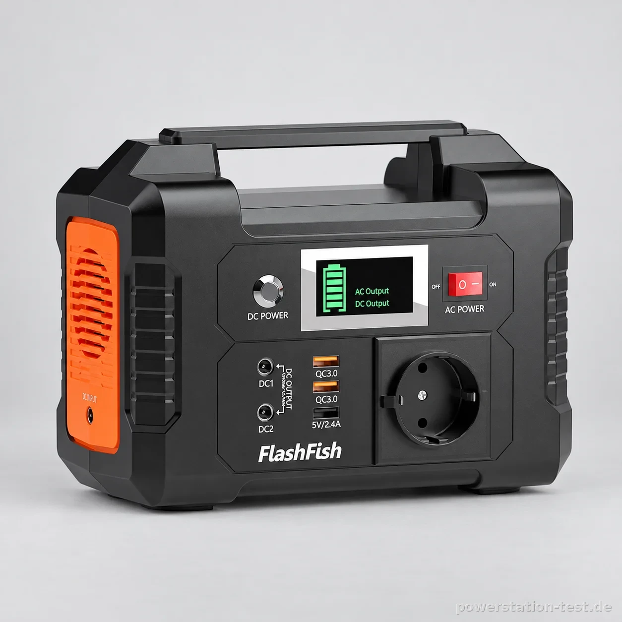 FlashFish E200, studio-produktaufnahme