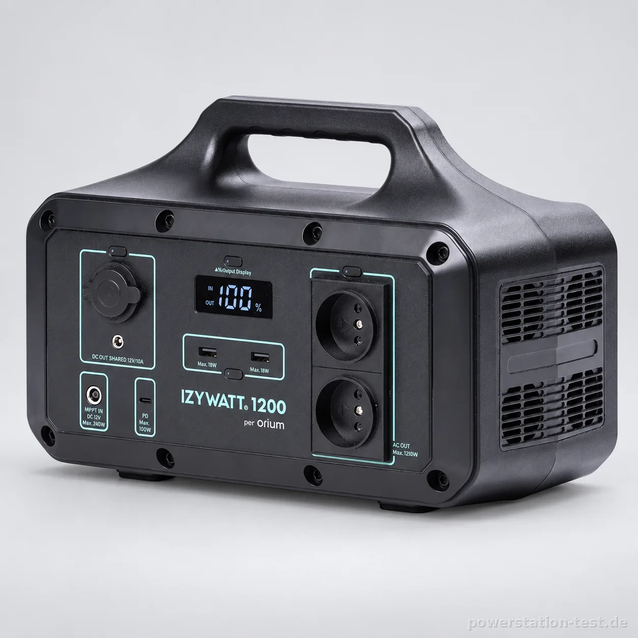 ORIUM IZYWATT 1200, studio-produktaufnahme