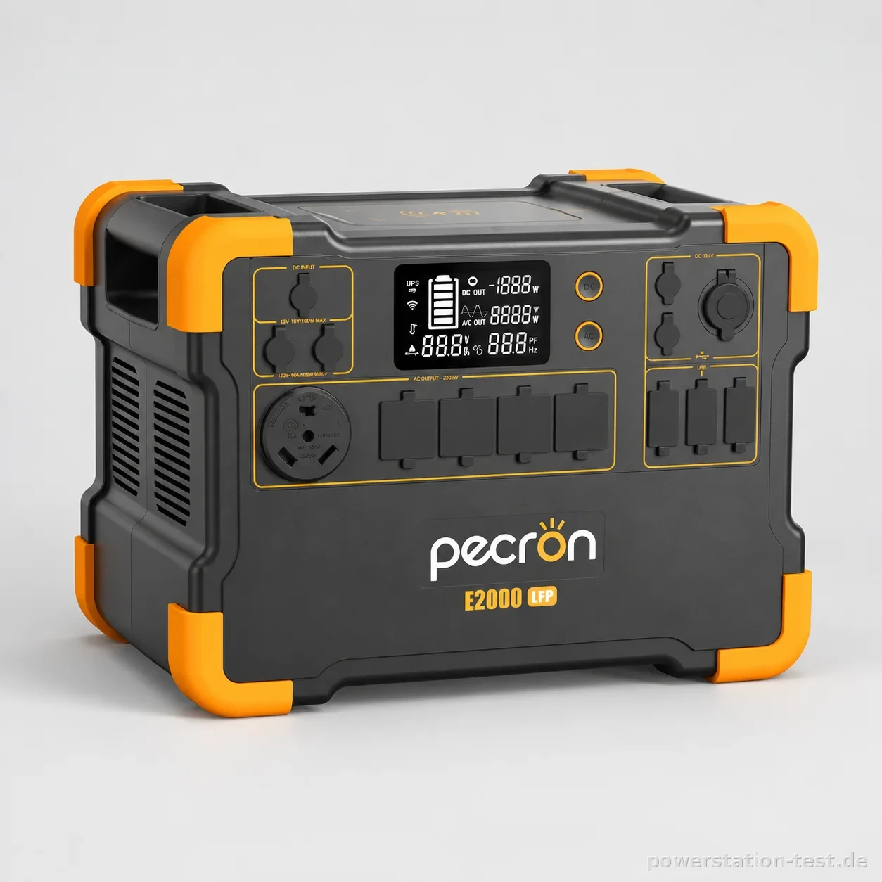 PECRON E2000LFP, studio-produktaufnahme
